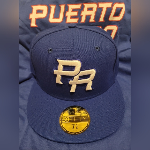 2023 Puerto Rico New Era World Baseball Classic fitted hat cap 7 3/8 - Picture 1 of 2